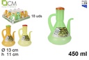 Aceitera plástico rústica colores surtidos 450 ml