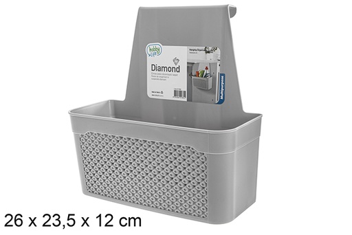 [203713] Plastic hanging organizer basket
