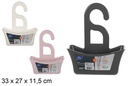 Cestino da bagno in plastica con manico