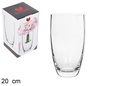Florero cristal abombado 20 cm