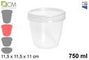 Twist top food storage container 750 ml