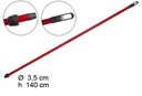 Palo rojo con adaptador 140 cm