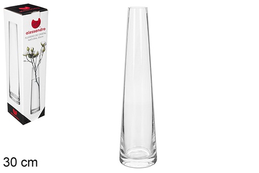 [107679] Vase en verre naturel 30 cm