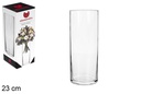Vaso rotondo in borosilicato naturale 23 cm