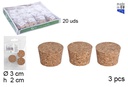 Pack 3 tapones corcho