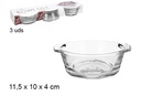 Pack 3 bowl cristal redondo Lily