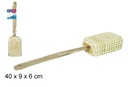 Esponja rizo-pita mango madera 40 cm