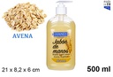 Jabón líquido de manos avena 500 ml