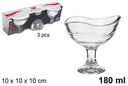 Pack 3 copa cristal helado Navona 180 ml