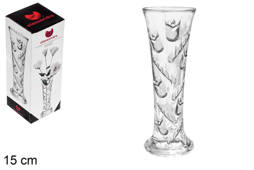 [107816] Vase en verre Mar 15 cm