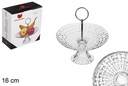 Frutero cristal con asa Lyon 16 cm