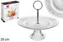 Frutero cristal con asa Phoenix 25 cm