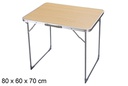 Mesa plegable color madera 80x60x70 cm