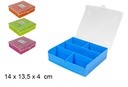 Caja plástico multiusos 5 departamentos