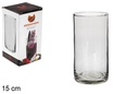 Vaso di vetro tondo 15 cm