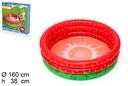 Piscina gonfiabile per bambini fragola 160x38 cm