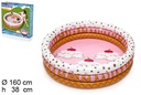 Piscina hinchable infantil helado frutas 160x38 cm