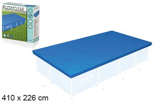 [204301] Cobertura retangular para piscina Steel Pro 410x226 cm