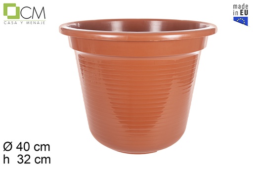 [103060] Pot en plastique brillant Marisol 40 cm