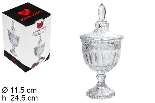 [107957] Bombonera cristal Verona