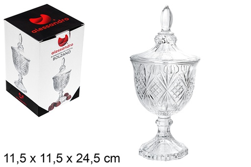 [107958] Bolzano glass candy bowl