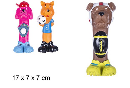 [100416] Juguete mordedor mascotas perrito surtido 17 cm
