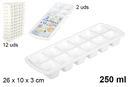 Pack 2 cubiteras blancas 250 ml