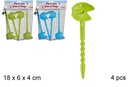 Pack 4 pinzas sujeta toalla de playa