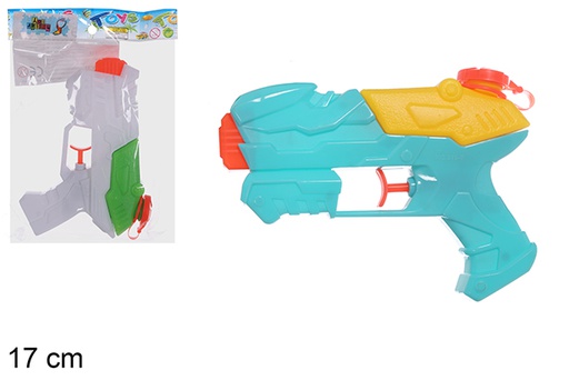 [108471] Pistolet à eau couleurs assorties 17 cm