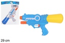 Pistola de agua con cebador colores surtidos 29 cm