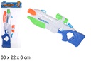 Pistola de agua con cebador colores surtidos 60 cm