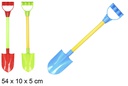 Colorful beach tip shovel 54x10 cm