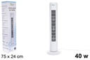 Ventilador de torre blanco 40 W