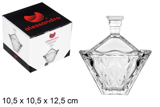 [107955] Bonbonnière en verre Cerdeña