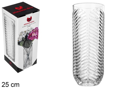 [107965] Vase en verre Gobi 25 cm