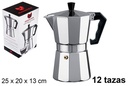 Cafetera aluminio 12 tazas
