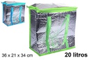 Bolsa nevera aluminio 20 litros