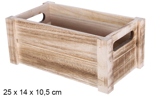 [108176] Vintage wooden box 25x14 cm