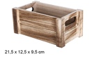 Vintage wooden box 21,5x12,5x9,5 cm