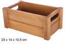 Mahogany wood box 25x14x10,5 cm