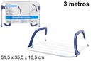 Tendedero metálico colgar 3 m.