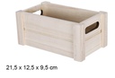 Natural wood box 21,5x12,5x9,5 cm