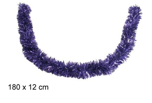 [109309] Boa pelo ancho morado mate 12x180cm