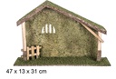 Cabaña madera 47x13x31 cm
