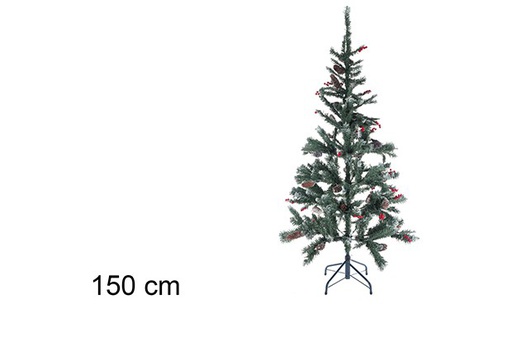 [109403] Arbol navidad decorado 150cm