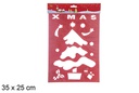 Plantilla árbol de Navidad 35x25 cm
