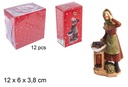 Pastora resina castañera 14 cm