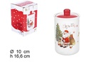 Bote cerámica Navidad 10 cm
