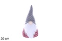 Peluche enano con barba y gorro 20 cm