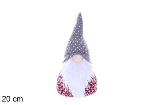 [109912] Dwarf plush with beard and hat 20 cm